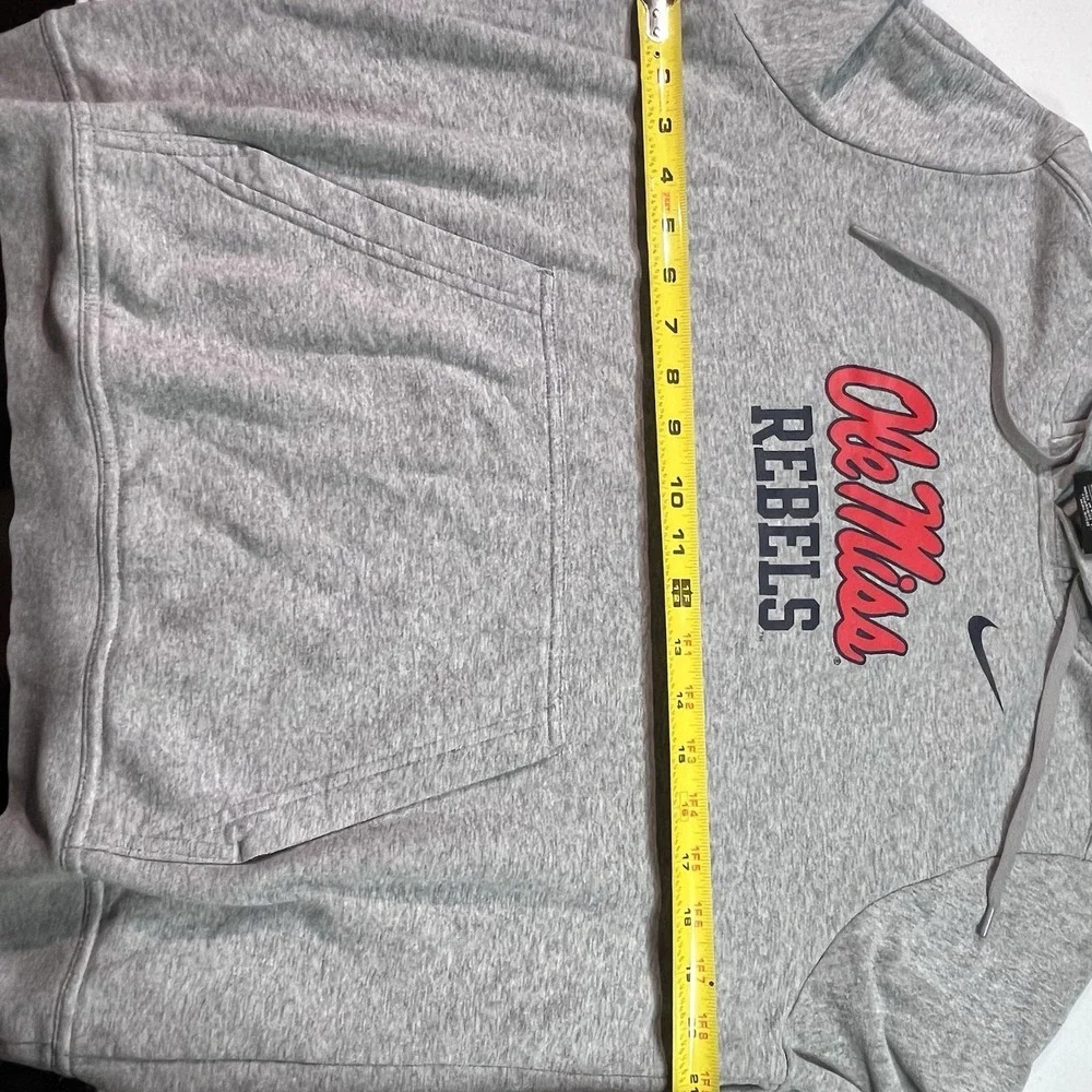 Nike Hoodie Ole Miss Rebels Youth Large Hoodie Swoosh Pullover Womens XS